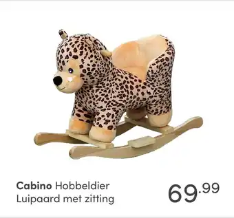 Baby & Tiener Cabino Hobbeldier Luipaard met zitting aanbieding