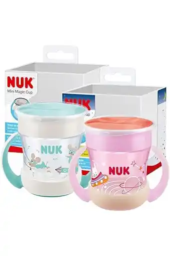 Amazon Nuk mini magic cup night tuitbeker |6+ maanden |160 ml |lekvrije 360°-drinkrand om vanaf elke kant te kunnen drinken|geeft li aanbieding