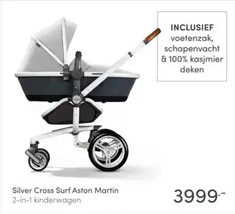 Baby & Tiener Silver Cross Surf Aston Martin 2-in-1 kinderwagen aanbieding