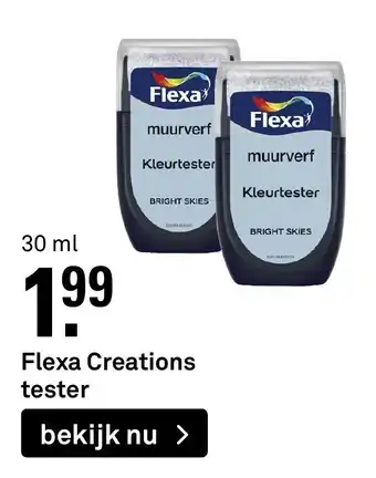 Karwei Flexa Creations tester 30ml aanbieding