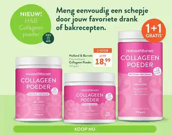 Holland & Barrett Collagen Poeder 150 gram aanbieding