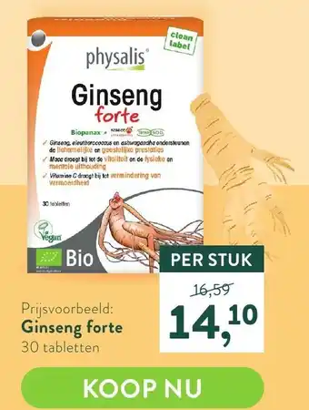 Holland & Barrett Ginseng forte aanbieding