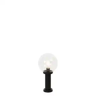 Lampenlicht.nl Staande buitenlamp zwart met heldere bol 50 cm ip44 - sfera aanbieding