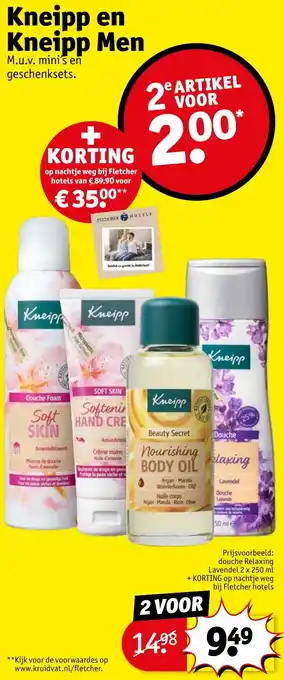 Kruidvat Kneipp en Kneipp Men aanbieding