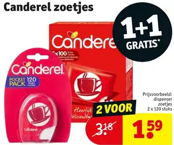 Kruidvat Canderel zoetjes aanbieding