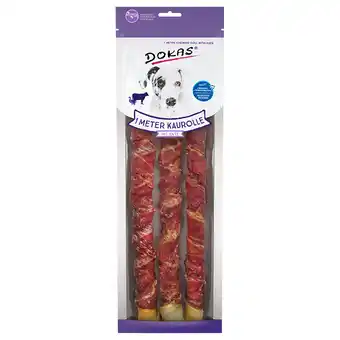 Zooplus 2 x 1 meter kauwrol eend dokas hondensnack aanbieding