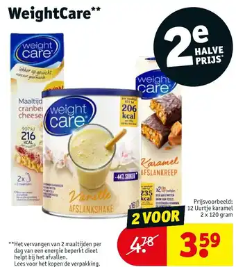 Kruidvat WeightCare aanbieding