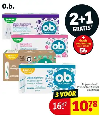 Kruidvat O.b. aanbieding