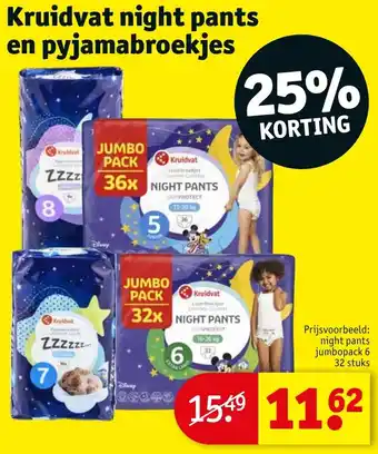 Kruidvat Kruidvat night pants en pyjamabroekjes aanbieding