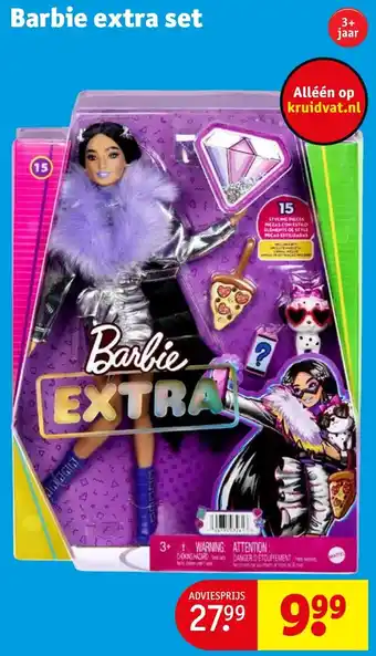 Kruidvat Barbie extra set aanbieding