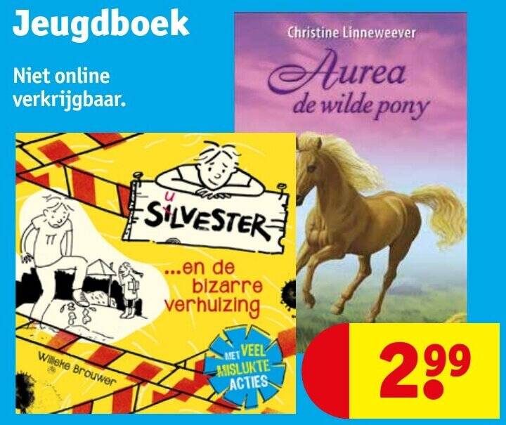 Jeugdboek aanbieding bij Kruidvat