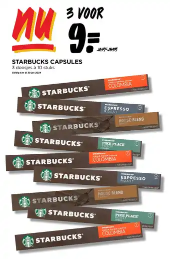 Jumbo STARBUCKS CAPSULES aanbieding