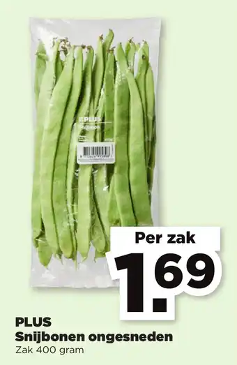 PLUS PLUS Snijbonen ongesneden 400g aanbieding