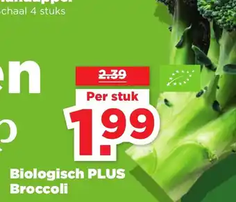 PLUS Biologisch PLUS Broccoli aanbieding