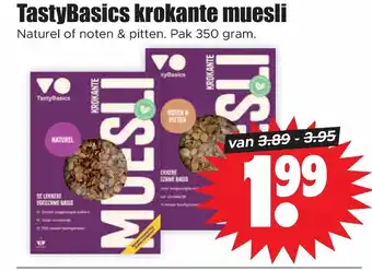 Dirk TastyBasics krokante muesli aanbieding