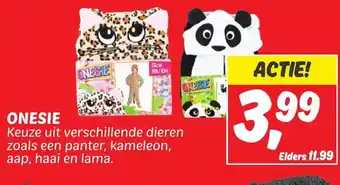 Dekamarkt ONESIE aanbieding