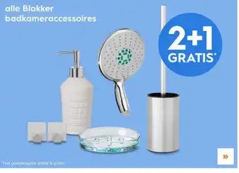 Blokker alle Blokker badkameraccessoires aanbieding