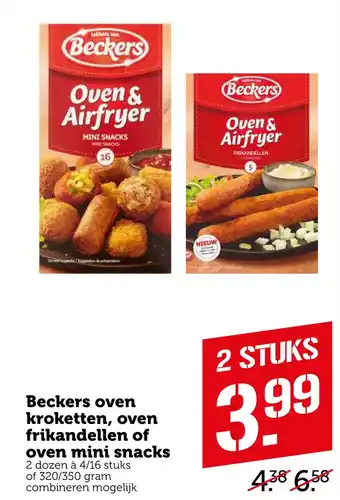 Coop Beckers oven aanbieding