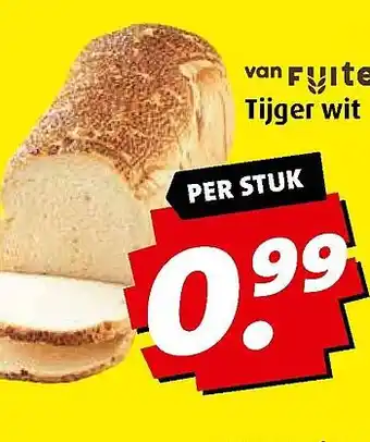 Boni Tijger wit aanbieding