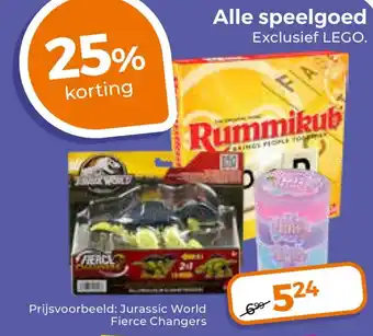 Trekpleister Alle speelgoed aanbieding