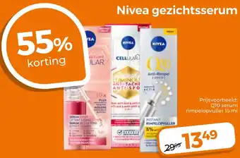 Trekpleister Nivea gezichtsserum aanbieding