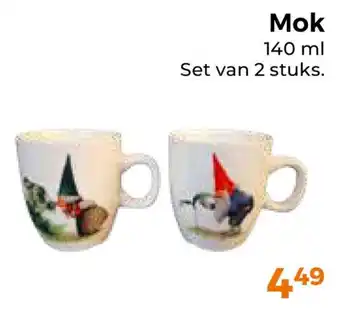 Trekpleister Mok 140 ml aanbieding