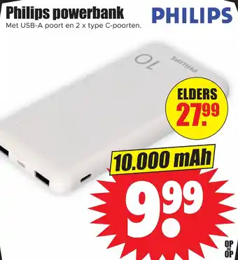 Dirk Philips powerbank aanbieding