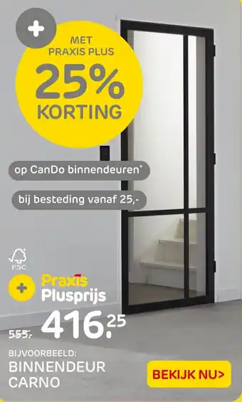 Praxis BINNENDEUR CARNO aanbieding