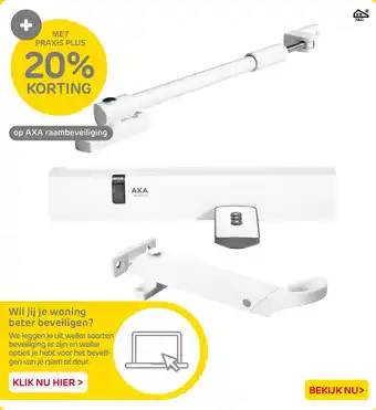 Praxis op AXA raambeveiliging aanbieding