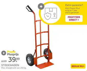 Praxis STEEKWAGEN aanbieding