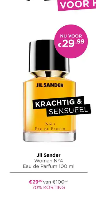 ICI Paris XL Jil Sander Woman N°4 100ml aanbieding