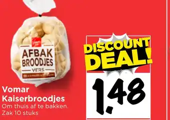 Vomar Voordeelmarkt Vomar kaiserbroodjes aanbieding