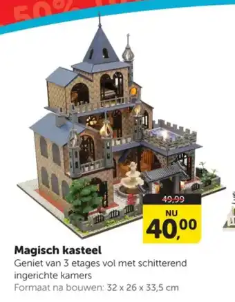 Boekenvoordeel Magisch kasteel aanbieding