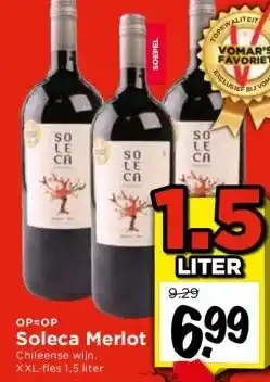 Vomar Voordeelmarkt Soleca merlot aanbieding