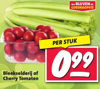 Nettorama Bleekselderij of Cherry Tomaten aanbieding