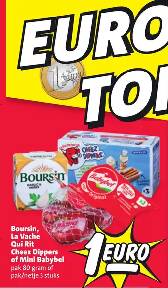 Nettorama Boursin, La Vache Qui Rit Cheez Dippers of Mini Babybel aanbieding