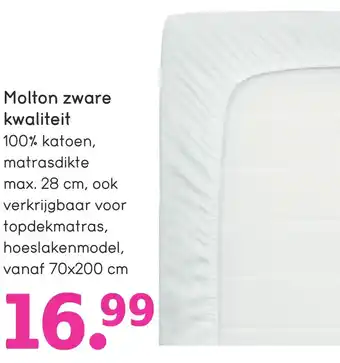 Leen Bakker Molton zware kwaliteit aanbieding