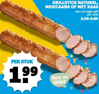 Boon`s Markt Grillstick naturel, mexicaans of met kaas aanbieding