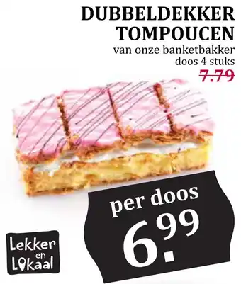 Boon`s Markt Dubbeldekker tompoucen aanbieding