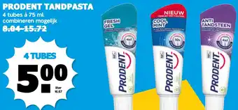 Boon`s Markt Prodent tandpasta aanbieding