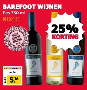 MCD Supermarkt Barefoot wijnen aanbieding