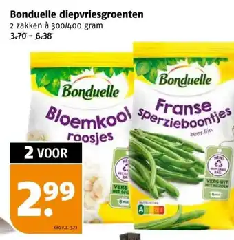 Poiesz Bonduelle diepvriesgroenten aanbieding