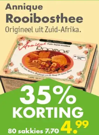 Gezond & Wel Annique rooibosthee aanbieding