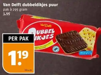 Poiesz Van delft dubbeldikjes puur aanbieding