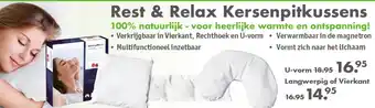 Gezond & Wel Rest & relax kersenpitkussens aanbieding