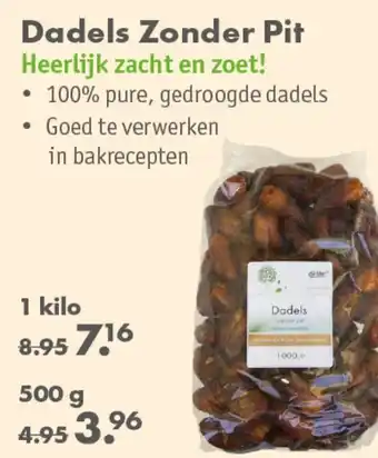 Gezond & Wel Dadels zonder pit aanbieding