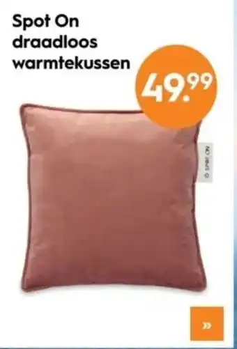 Blokker Spot on draadloos warmtekussen aanbieding