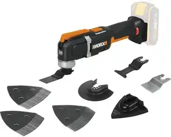 Hornbach Worx accu multitool sonicrafter wx696.9 (zonder accu) aanbieding