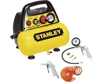 Hornbach Stanley compressor dn200/8/6 (incl. 6-delige accessoireset) aanbieding