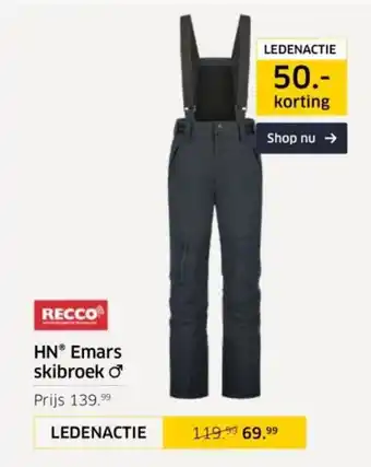 ANWB HN Emars skibroek aanbieding